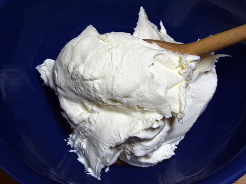 Pudín de mascarpone
