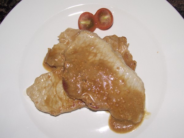 Lomo con Salsa de Mostaza