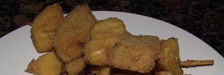 Brochetas de Calabacin y Berenjena Brochetas de Calabacin y Berenjena