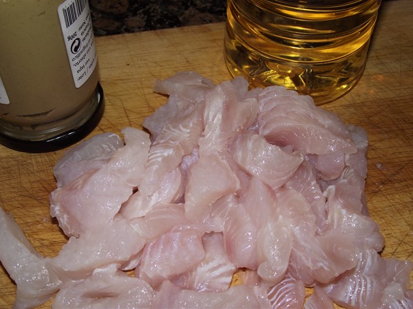 DSCF1947 recetas Panga con Vinagreta de Mostaza
