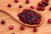 Receta de salsa de arándanos y manzana