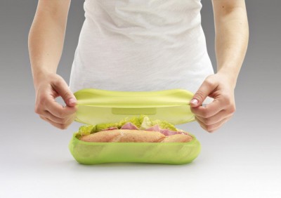 Tupper de silicona para el bocata Tupper de silicona para el bocata