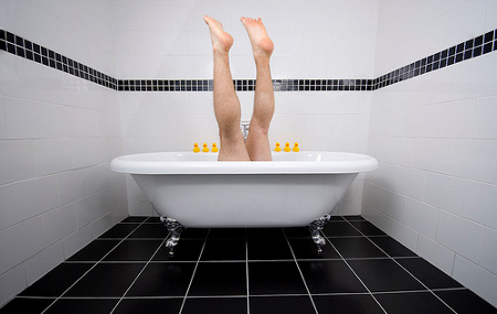 Spa para piernas en casa