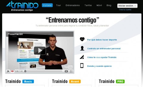 Ponte en forma por internet, Trainido Ponte en forma por internet, Trainido