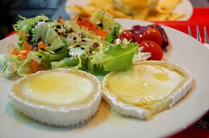 Receta de Navidad: Ensalada tibia de queso de cabra Receta de Navidad: Ensalada tibia de queso de cabra