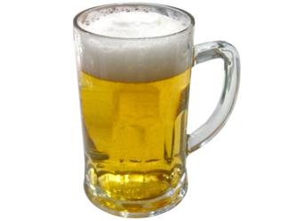 Análisis nutricional de un vaso de cerveza