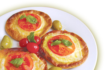 Receta para celíacos: pizzetas de arroz
