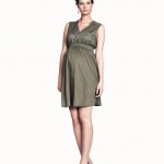 vestido verde premama hm