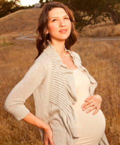 Embarazada. Noveno mes de embarazo