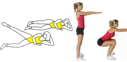 Ejercicios cadera y piernas