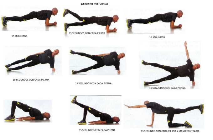 ejercicios posturales