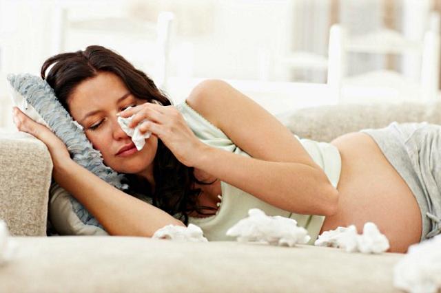 Tener alergia durante el embarazo