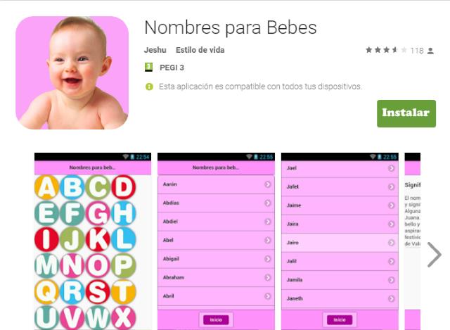 nombres para bebes