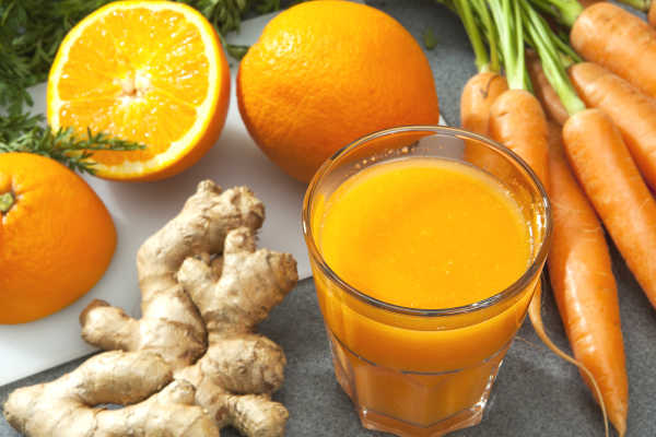 jugo de zanahoria y jengibre todos los beneficios que entrega