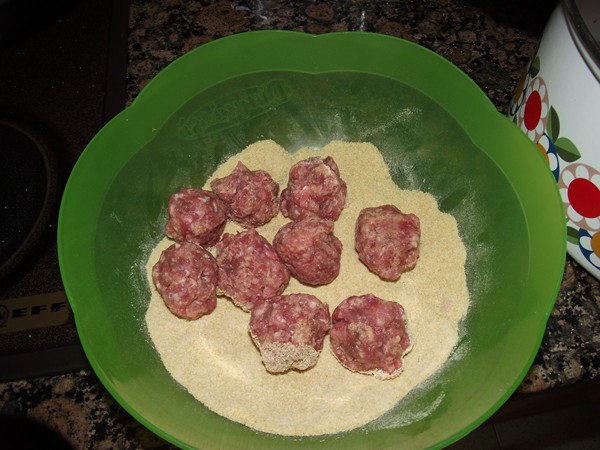 DSCF4522 recetas Albondigas con Sepia y Guisantes