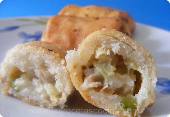 Recetas de cocina2 Enrolladitos rellenos de atún y calabacín