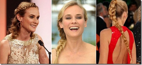 Trenzas de espiga famosas 2