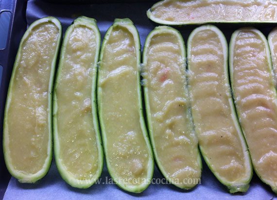 calabacines rellenos ya Calabacines rellenos de gambas