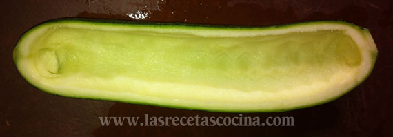 calabacin vacio Calabacines rellenos de gambas