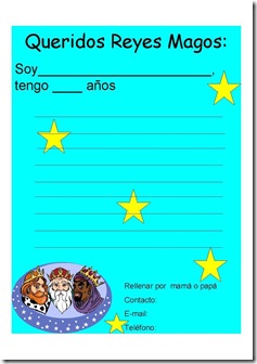 carta a los reyes magos carta a los reyes magos