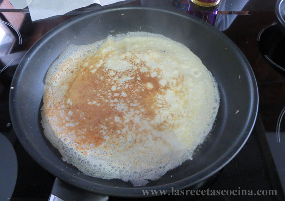 crep en sarten Masa base para crepes