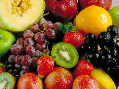 Consumo de frutas y verduras.