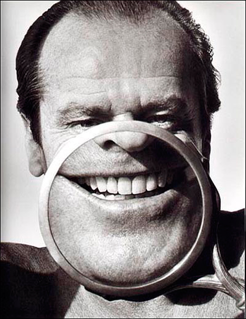 Jack Nicholson en 1986, una fotografía de Herb Ritts