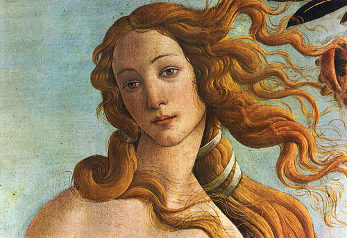 Imagen del cuadro "El nacimiento de Venus" de Sandro Botticelli