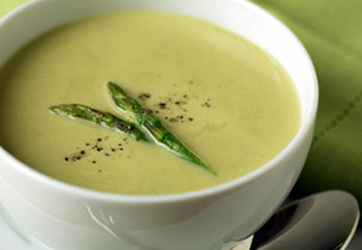 Recetas bajas calorías: crema de espárragos verdes Recetas bajas calorías: crema de espárragos verdes