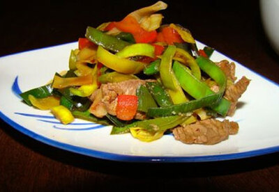 Receta de salteado de verduras al jengibre Receta de salteado de verduras al jengibre
