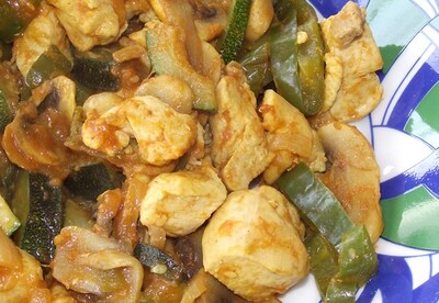 Pollo al Curry con Verduras Pollo al Curry con Verduras