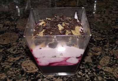 Infusión helada de frutos rojos con yogur Infusión helada de frutos rojos con yogur