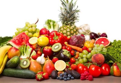 Grupos de alimentos infaltables en la dieta (frutas y verduras) Grupos de alimentos infaltables en la dieta (frutas y verduras)