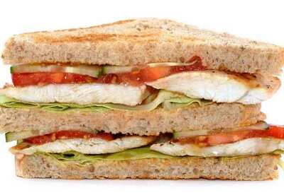 Información nutricional de un sándwich Información nutricional de un sándwich