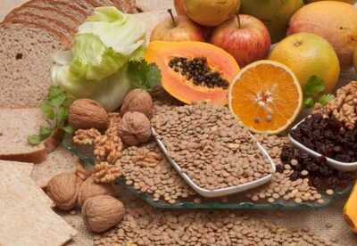 Lista de alimentos altos en fibra Lista de alimentos altos en fibra