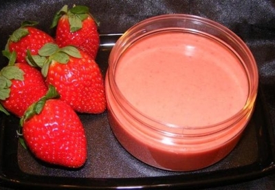 Mascarilla facial de frutillas y miel Mascarilla facial de frutillas y miel