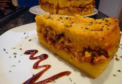 Receta de pastel de polenta o harina de maíz Receta de pastel de polenta o harina de maíz
