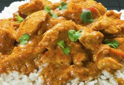 Receta de pollo al curry con verduras Receta de pollo al curry con verduras