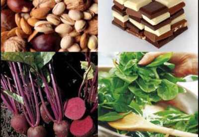 Alimentos que contienen oxalatos Alimentos que contienen oxalatos