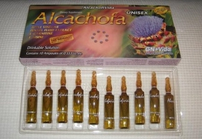 Propiedades de la alcachofa en ampolletas Propiedades de la alcachofa en ampolletas
