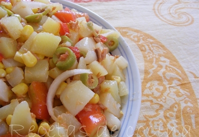 Ensalada veraniega de patatas Ensalada veraniega de patatas
