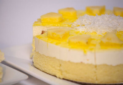 Receta de Mousse de piña Receta de Mousse de piña