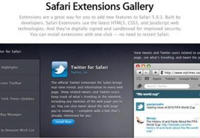 Apple actualiza Safari 5 con la Galería de Extensiones Apple actualiza Safari 5 con la Galería de Extensiones
