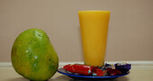 Batido light de piña y mango Batido light de piña y mango