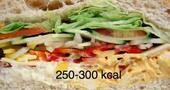 Solución a la adivinanza: un sandwich mixto tiene 250-300 kcal Solución a la adivinanza: un sandwich mixto tiene 250-300 kcal