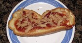 Tostada de mantequilla y mermelada Tostada de mantequilla y mermelada
