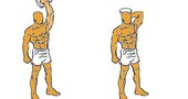 Entrena tríceps con extensión vertical de brazos con mancuernas