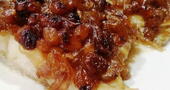 Salsa de cebolla caramelizada y pasas Salsa de cebolla caramelizada y pasas
