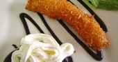Bananas fritas con coco Bananas fritas con coco