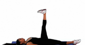 Ejercicio de elevación de piernas Ejercicio de elevación de piernas